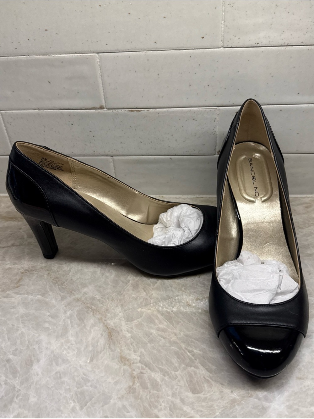 NWT BANDOLINO Black Women's Heels size 8